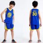 Golden State Warriors Children Basketball Shirts Teen Stephen Curry Tops for Kid