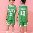 Kyrie Irving Basketball Tops For Kids Boston Basketball Uniform Celts Fan Apparel NO. 11 Outfits