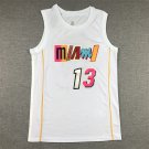 Bam Adebayo Basketball Kits Heat Fan Apparel 8th Seed Upset Miami Team Outfit Basketball Wear