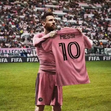 Leo Messi Soccer Fan Apparel Inter Miami CF Football T-shirt Home Soccer Uniforms PQME004