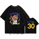 Stephen Curry Championship Trophy T-shirt Crew Neck Basketball Night Night Fan Apparel Outdoor Tees