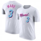 Dwayne Wade Basketball Tops Unisex Miami Cotton T-shirts Jimmy Butler Fan Apparel For Adult
