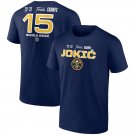 22-23 Champions Basketball Nikola Jokic T-shirt Denver Fan Apparel Nuggets Team Uniform