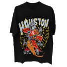 Rocket Man Basketball Fan Apparel Rock Tops Houston Rockets Steampunk Basketball T-shirts