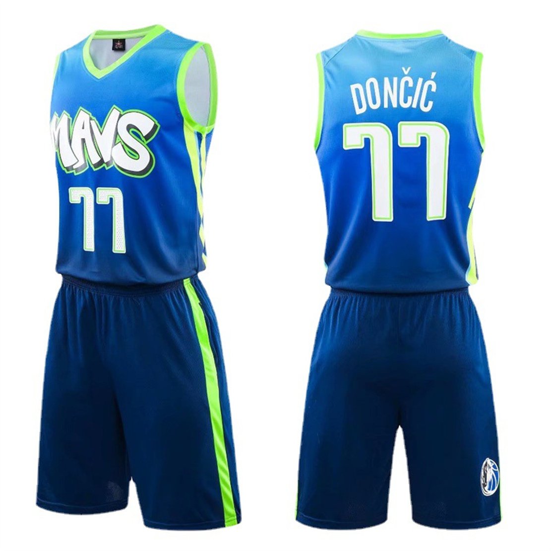 Unisex Luka DonÄiÄ City Edition Basketball Fan Apparel Adult Dallas Mavericks Basketball Kit