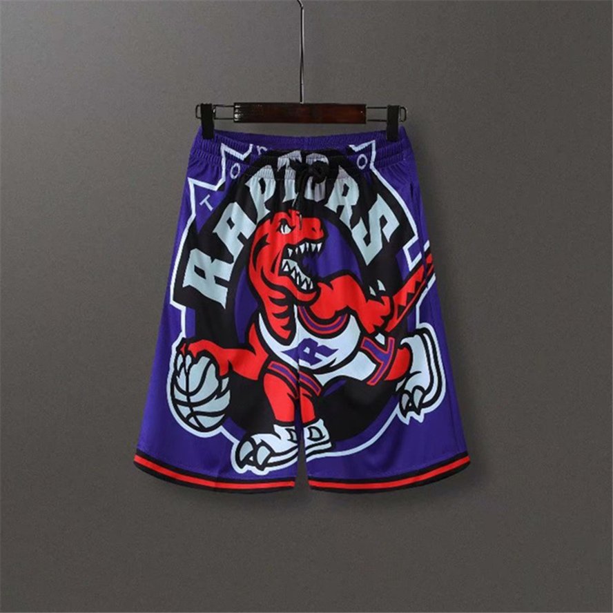 Toronto Raptors Retro Basketball Shorts Team Fan Apparel Outfit Basketball Bottoms