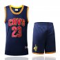 King James Fan Apparel Team Uniforms Cleveland Tops Cavaliers Basketball Training Suit