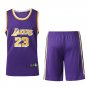 Los Angeles Kits King James Fan Apparel #23 Team Uniform Lakers Tops LA Basketball Outfit