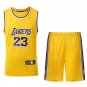 Los Angeles Lakers Tops Kits King James Fan Apparel #23 Team Uniform LA Basketball Outfit