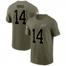 14 Diggs Football Fan T-shirt Sport Apparel Buffalo American Football Team Tops