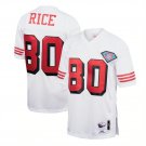 80 Jerry Rice Fan Apparel San Francisco 49ers Sport Tops American Football Team T-shirt