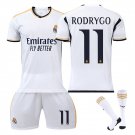11 Rodrygo Soccer Fan Apparel Adult Sport T-shirt Real Madrid CF Football Kits