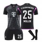 23-24 FC Bayern Munich Soccer Jersey Muller Football Uniforms PQ30971
