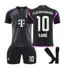 23-24 FC Bayern Munich Soccer Jersey No 10 Sane Football Kit Uniforms