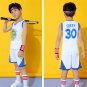 Teen Stephen Curry Fan Apparel Kid Basketball Tops Child Golden State Kits Warriors Outfits