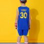 Teen Stephen Curry Fan Apparel Kid Basketball Tops Child Golden State Kits Warriors Outfits
