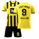 9 Haaland Football Fan Apparel Borussia Dortmund Soccer Kits Outfit Sport T-shirt
