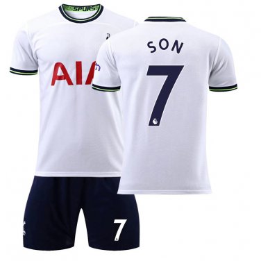 Youth No 7 Son Heung Min Soccer Fan Apparel Child Tottenham Hotspur Football Kits Kid Sport T-shirt
