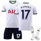 Male Tottenham Hotspur Football Fan Apparel Adult No 17 Cristian Romero Soccer Kit Men Sport T-shirt