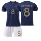 22 23 Aurélien Tchouaméni Home Soccer Fan Apparel France National Football Team Kits For Kid