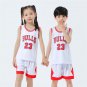 Kid Chicago Bulls Basketball Kits Sport Outfits Teen Michael Jordan Tops for Children