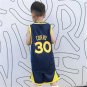 Kid Stephen Curry Fan Apparel Teen Basketball Uniform Child Golden State Kits Warriors Outfits