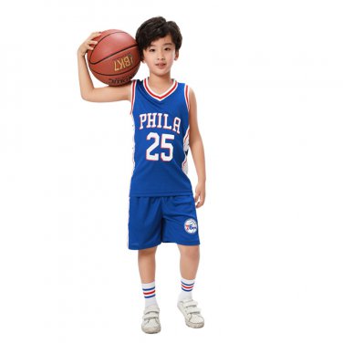 Ben Simmons Basketball Fan Apparel Philadelphia 76ers Kit Sport Basketball Tops