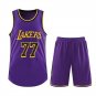 Child Los Angeles 77 Tops Boys Lakers Fan Apparel LA Outfit Kid Luka Doncic Basketball Kits