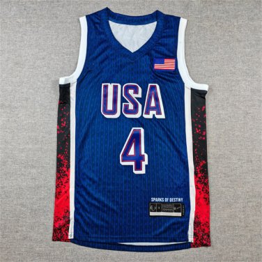 Stephen Curry Basketball Kits United States basketball team Fan Apparel for Paris Olympics