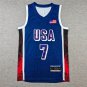 No. 7 Kevin Durant Basketball Tops Kits for Paris Olympics United States basketball team Fan Apparel