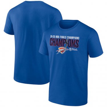 Plus Size Oklahoma City Fan Apparel Thunder Basketball Tops 2025 NBA Finals Champion T-shirt