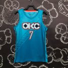 No 7 Chet Holmgren Basketball Vest Sport Oklahoma City Kits Tops Thunder Fan Apparel