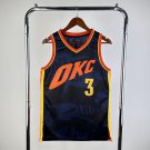 Chris Paul Basketball Kits Sport City Edition Fan Apparel Oklahoma City Thunder Tops