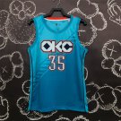 Kevin Durant Basketball Vest Sport Oklahoma City Kits Tops Thunder No 35 Fan Apparel