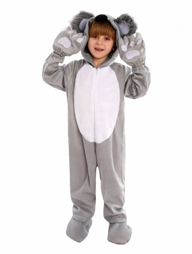Kid Halloween Cute Koala Costume for Children Animal Jumpsuit Bear Uniform