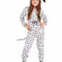 Kid Halloween Cute Dalmatian Costume for Children Animal Jumpsuit Dog Uniform