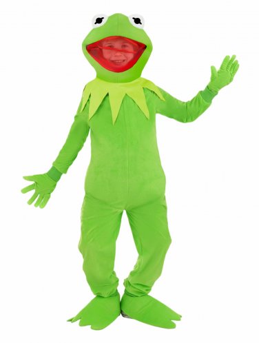Kid Halloween Cute Flog Costume for Children Animal Jumpsuit Reptile Uniform