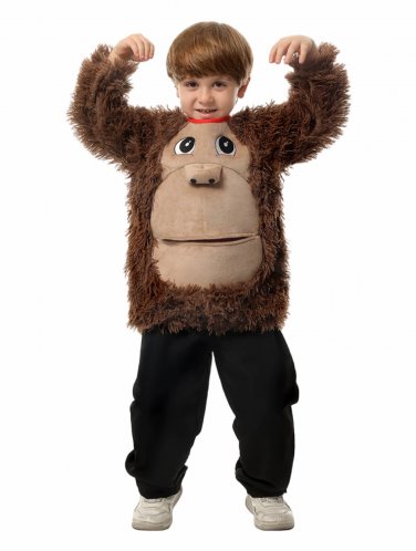 Kid Halloween Cute Gorilla Costume for Children Animal Jumpsuit Boys Cos Uniform