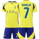 24-25 Cristiano Ronaldo Al-Nassr FC Soccer Kits Uniform Riyadh Home Tops CR Football Fan Apparel