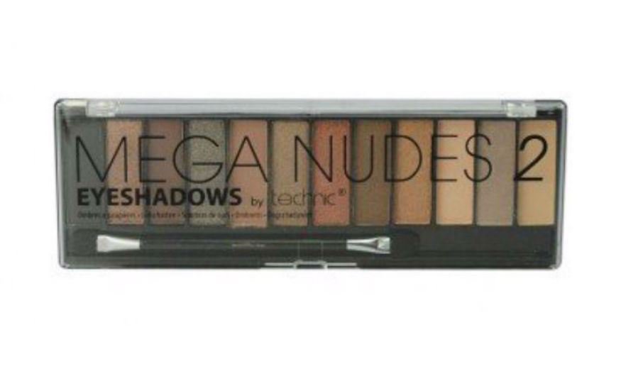 Technic Mega Nudes 2 Eyeshadows 12 Colours