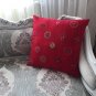 Decorative Pillow Cover for Christmas- Elegant Red