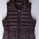 Kenneth Cole Reaction Brown Down & Feathers Puffer Vest ~ Sz M