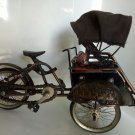 Miniature Becak (Java Traditional Vehicle) - handmade from Java