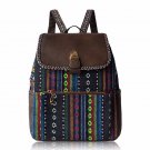 Folk Style Female Backpack School Bag Travel Bag