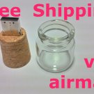 16gb usb flash drive memory stick Jar with cork stopper