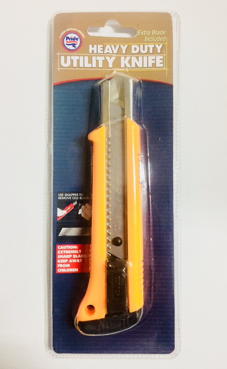 Orange Box Cutter Utility Knife All Purpose