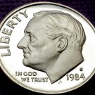 1984 S 10c Roosevelt Dime US Coin Collectible Uncirculated Clad Gem Proof