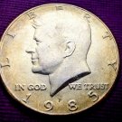 1985-P John F Kennedy Clad Half Dollar Uncirculated Mint Toned (k89)