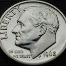 1962 Roosevelt  *PROOF*  *90% SILVER*  Dime  **LOW SHIPPING**
