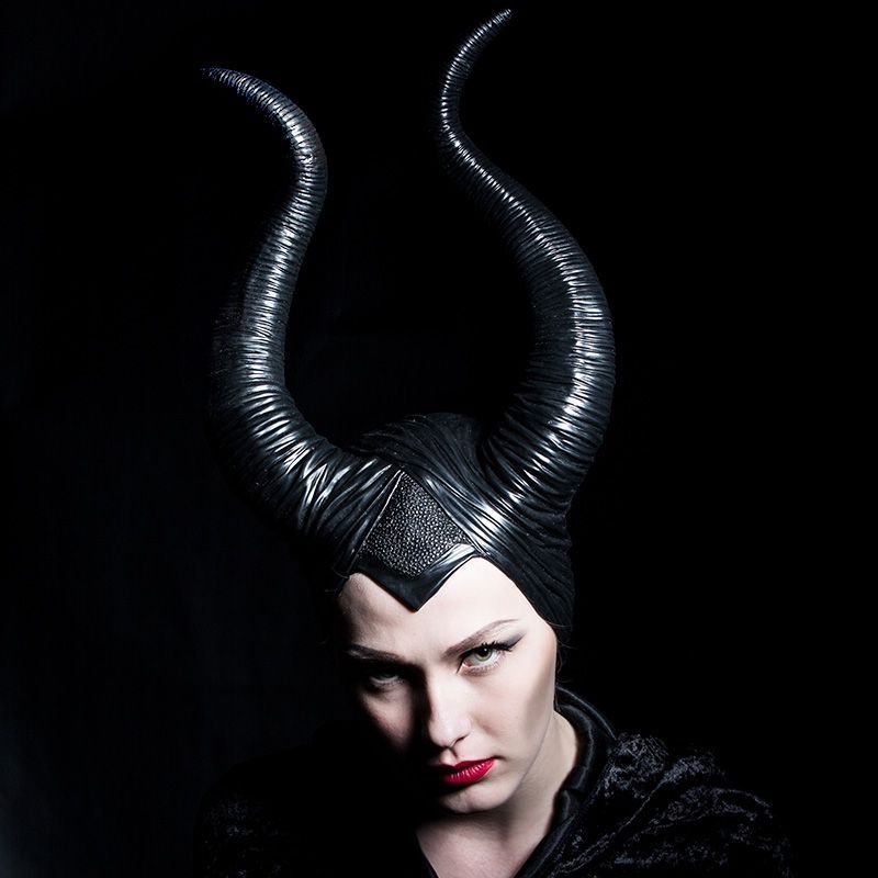 Angelina Jolie Maleficent Horns